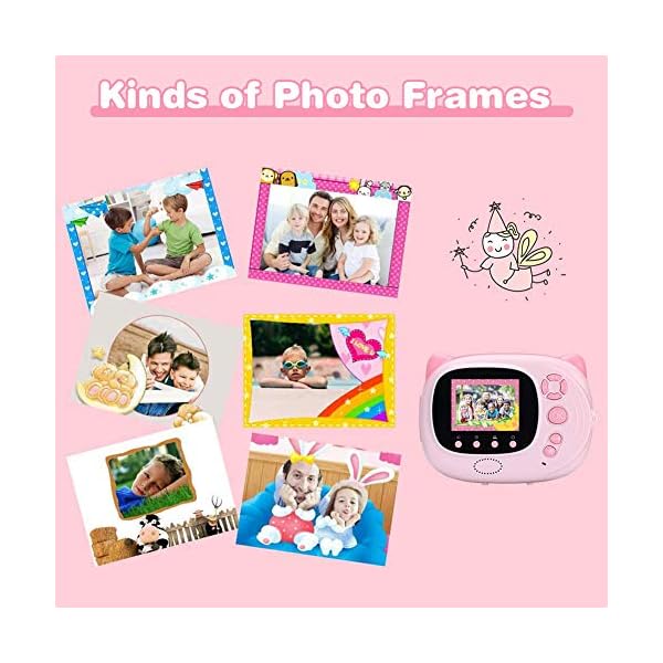 Sofortbildkamera,Kinderkamera Digitale Kamera für Kinder 15MP 1080P HD Instant Print-Kamera 2,4 Zoll Display Autofokus… – Bild 7