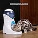 HoneyGuaridan Upgraded A25 Automatic Pet Feeder Food Dispenser with Removable Food Container, Portion Control,Voice Recording and Timer Programmable, 6-Meal for Dogs and Cats & Small Animal