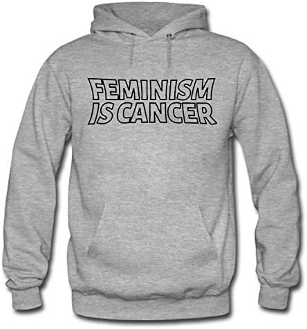 FEMINISM IS CANCER Women's Long Sleeve Casual Hoodie