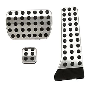 Image of Mtsooning 1 Set Accelerator Brake Pedale Pad AMG at Pedal for Mercedes Benz C E S GLK SLK CLS SL-Class W203 W204 W211 W212 W210