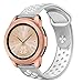 Compatible for Samsung Galaxy Watch 42mm Band/Galaxy Watch Active 40mm Bands,YiJYi 34mm Silicone Strap Sports Replacement Wristband for Women Men