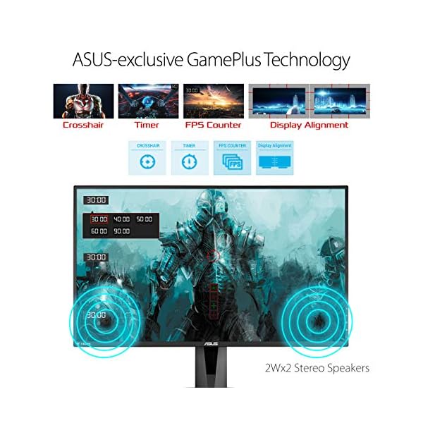 ASUS-VG278QR-27-InchFHD-1920-x-1080-Esports-Gaming-monitor-05ms-up-to-165Hz-DP-HDMI-DVI-FreeSync-Low-Blue-Light-Flicker-Free-TUV-Certified ASUS VG278QR, 27 InchFHD (1920 x 1080) Esports Gaming monitor, 0.5ms, up to 165Hz, DP, HDMI, DVI, FreeSync, Low Blue…