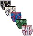 DC Comics 100% Cotton Briefs with Prints Including Superman, Batman, The Flash Logos, Sizes 2/3T, 4T, 4, 6, 8