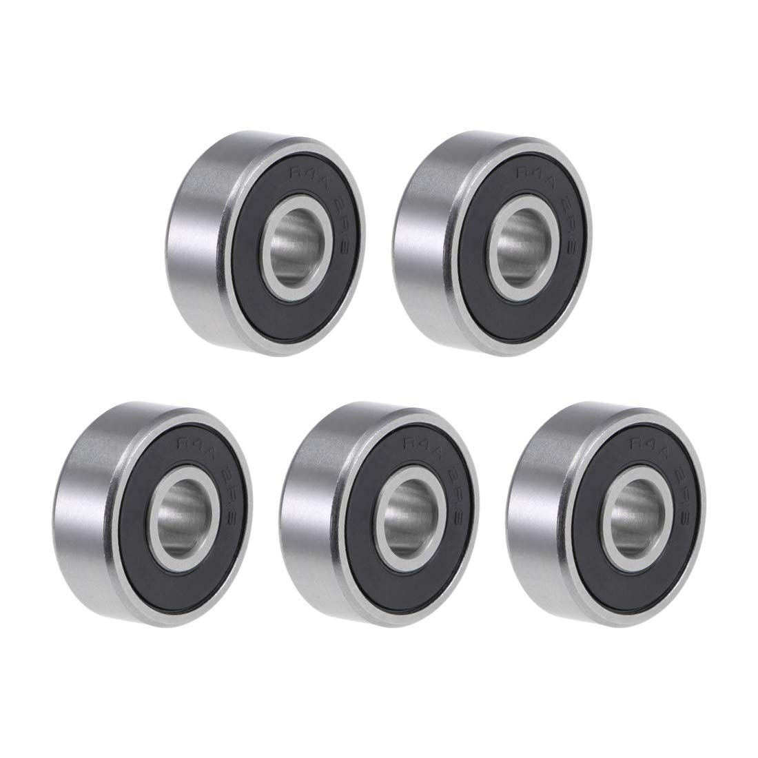 uxcell R4A2RS Deep Groove Ball Bearing 1/4inchx3/4inchx9/32inch