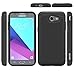 For Samsung Galaxy J3 Emerge / J3 Prime / J3 Mission / J3 Eclipse / J3 2017 / J3 Luna Pro / Sol 2 / Amp Prime 2 / Express Prime 2 Case, OEAGO Hybrid Dual Layer Defender Protective Case Cover (Black)