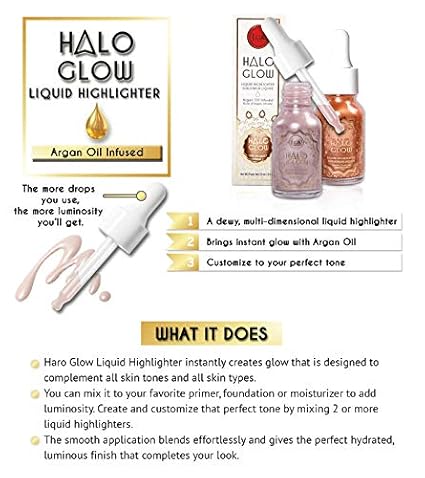 mixing highlighter with moisturizer