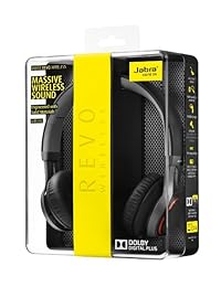 Jabra Revo inalámbrico auriculares estéreo Bluetooth, Negro