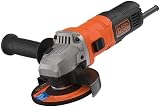 BLACK+DECKER 115mm 710W Compact Corded Angle Grinder BEG010A5-GB view 1