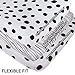 Changing Pad Cover Set | Cradle Sheet 2 Pack 100% Jersey Cotton Black and White Abstract Stripes and Dots by Ely's & Co