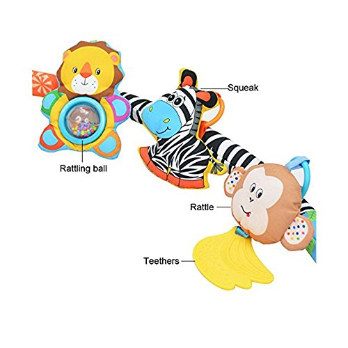 1 Stroller+Accessory+Animmal+Activity+Teethers