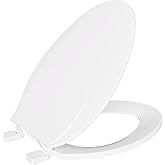 PROFLO PFTSE2000 Elongated Closed-Front Toilet Seat and Lid - White