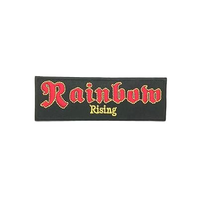 Rock Music Sew / Iron On Embroidered Patch:- Rainbow (a) Rising - Foto 10