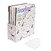 Evelots Magazine File Holder-Organizer-Full 4 Inch Wide-Dog Style-W/Labels-Set/6