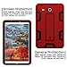 TIANLI Case for iPad 8th Generation, 7th Gen Cover iPad 10.2 2020/2019, Shockproof TPU Bumper Protective Case with Kickstand for iPad 10.2 Inch,Red Black