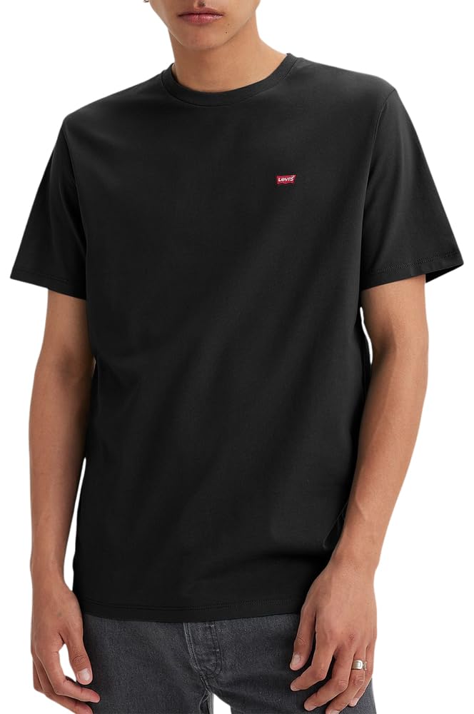 Levi's Herren Ss Original Housemark Tee T-Shirt,Stonewashed Black,S