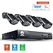 JOOAN Security Camera System 1080P 8 Channel DVR 4 X 1080P Weatherproof TVI Camera with 3.6mm Lens- No Hard Drive