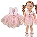 Wensltd Chirstmas Clothes Dress for 18 Inch American Girl Doll Accessory Girl Toy (Pink 2)
