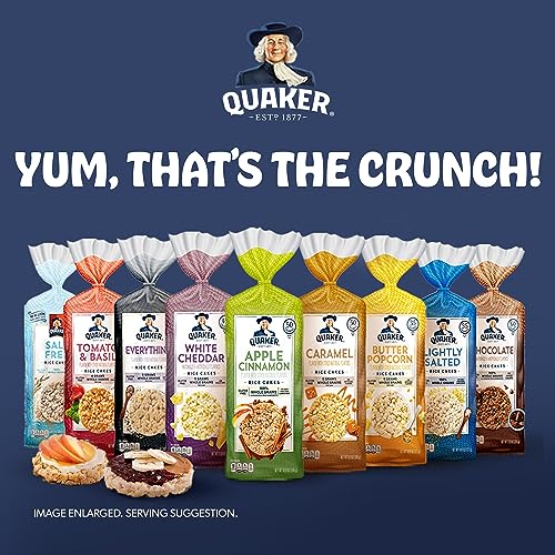 Quaker Large Rice Cakes, Salt Free, Pack of 3 Pricepulse