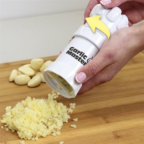 Adheesh Homes Garlic Chopper/Slicer Garlic Master for Your Kitchen with Free Free Garlic Peeler