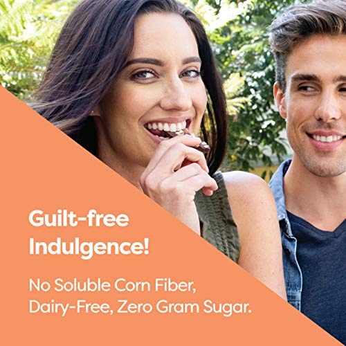 Kiss My Keto Chocolate Bars — Low Carb, 100 Sugar Free Roasted Almond, 8 Bars No Soluble