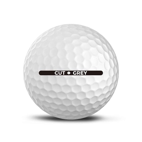 CUT GOLF CUT GREY GOLF BALLS, WHITE