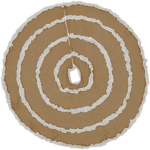Ruffled Xmas Tree Skirt 48"