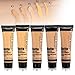 MISS ROSE Base Face Liquid Foundation Smooth Makeup Matte Wear Concealer Sun Block Cream(#7)