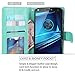 Droid Turbo 2 Case, LK Droid Turbo 2 Wallet Case, Luxury PU Leather Case Flip Cover Built-in Card Slots & Stand For Motorola Moto Droid Turbo 2, MINT