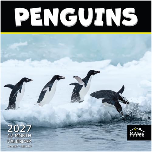 Penguins 2027 Wall Calendar