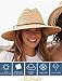 Scala Women's Raffia Lifeguard Hat, Natural, One Size