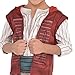 Party City Aladdin Costume for Children, Size Small, Includes a Shirt, Pants, a Hat, a Belt, and an Attached Vest