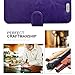 FYY Designed for Samsung Galaxy S8 Case, PU Leather Wallet Phone Case with Card Holder Flip Protective Case Cover [Kickstand Feature][Wrist Strap] for Samsung Galaxy S8 Purple