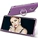 Henpone Case for Samsung Galaxy S21 Plus Case for Women Girl,Bling Diamond Ring Protective Case with Ring Kickstand for Samsung Galaxy S21 Plus 6.7'' 5G Black