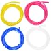 Hilitchi 20-Feet 4 Color Transparent Petrol Fuel Line Hose Lubricant of 4 Sizes Tubing for Weedeater Chainsaw Common 2 Cycle Small Engines