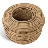 6/32 Fiber Paper Rush Coil, 236ft Kraft Brown for Craft Weaving Chairs Ladderbacks
