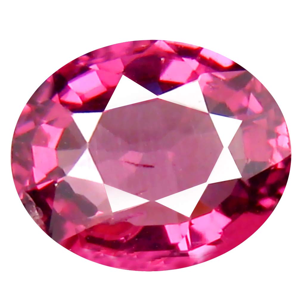 1.44 ct AAA+ Oval Shape (7 x 6 mm) Pinkish Red Rhodolite Garnet Natural Loose Gemstone