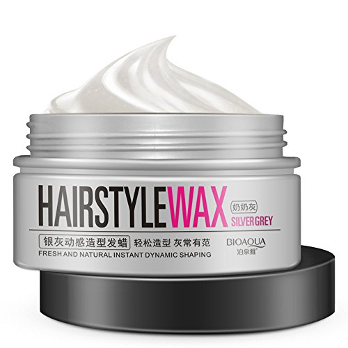 Yitla Hair Wax Hair Cream Dye Silver Grey Men Women Fresh And