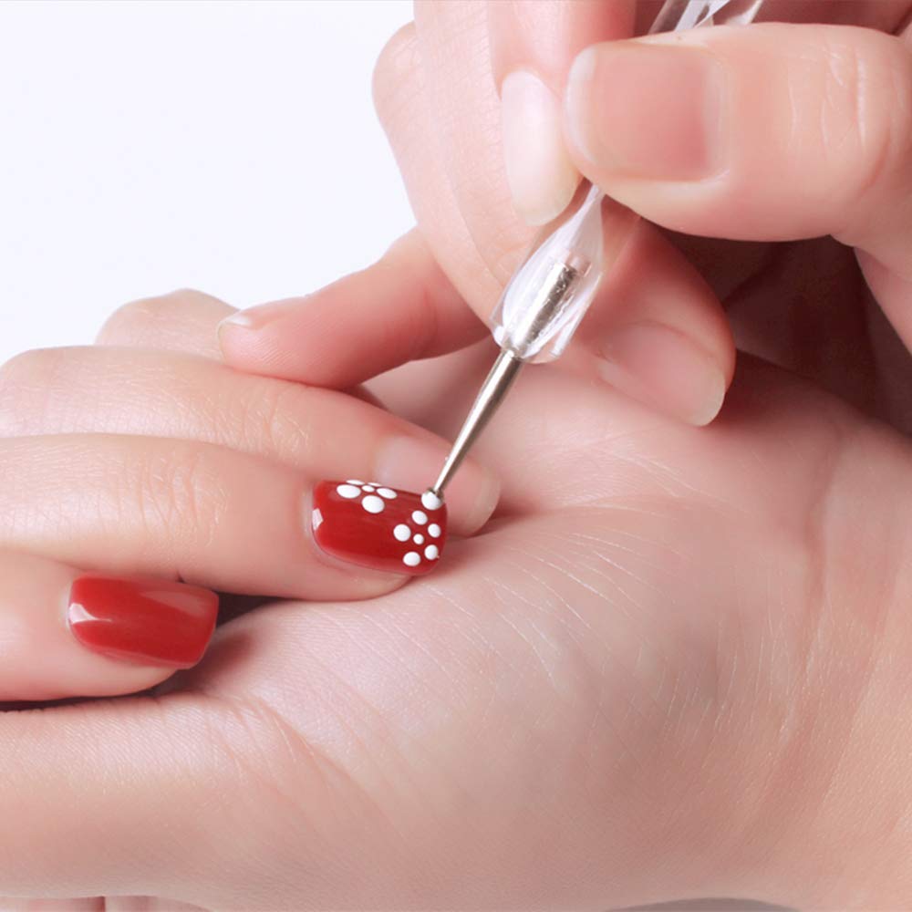 Kalolary 13PCS Uv Gel Nail Brush, Nail Art Tips Builder Brush Poly Extension Gel Brush Nail Painting Brush Nail Art Dust Remover Brushes Powder for Nail Salon Home Use Gift for Women Girl: Beauty