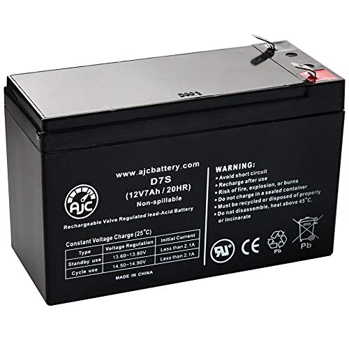 Long Way LW-6FM7.2J 12V 7Ah Sealed Lead Acid Battery - This is an AJC Brand Replacement