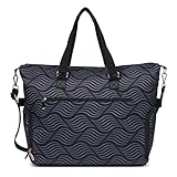 Breast Pump Bag Tote for Work with Staging Mat Sophisticated Design That Suits Workplace Thermally Lined Compartments Perfect Gift for New Moms (Grey)