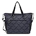 Breast Pump Bag Tote for Work with Staging Mat Sophisticated Design That Suits Workplace Thermally Lined Compartments Perfect Gift for New Moms (Grey)