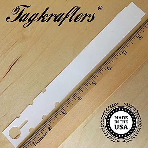 Tagkrafters 9″ x 1″ White – 1,000 Pcs – Plastic Plant Tags and Labels – Wrap Around Thermal Plastic – Nursery Garden Tree Labels
