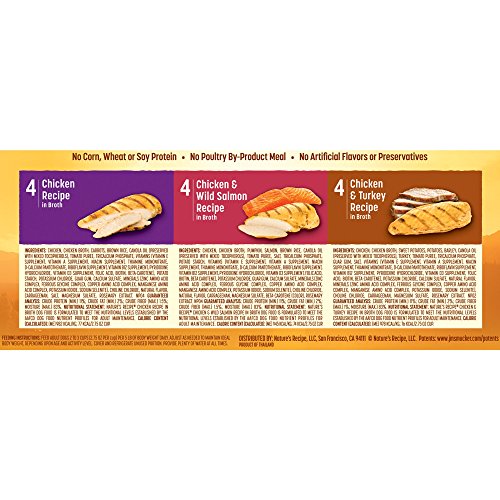 Nature's Recipe Original Variety Pack, Wet Dog Food, 2.75-Ounce (Pack Of 24)