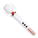 Upgrades Cordless Wand Massager with 10 Vibrating Patterns for Neck Back Foot Ma