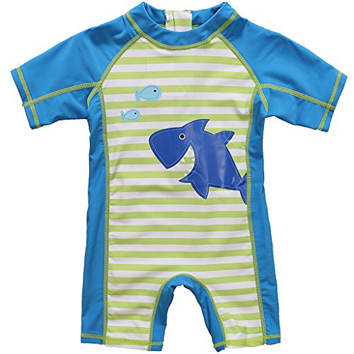 Sociala Toddler & Baby Unisex UPF 50+ Rash Guard Bathing Suits Swimsuit Swimwear