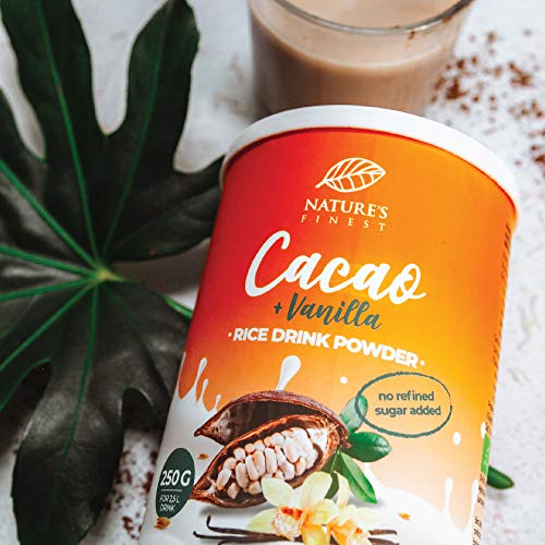 Nature's Finest Bio-Reisgetränkpulver Kakao & Vanille 250 g | Für 2,5 L leckere Bio-Pflanzenmilch | Vegan and… – Bild 6