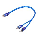 Skar Audio 1-Female to 2-Male RCA Y-Adapter