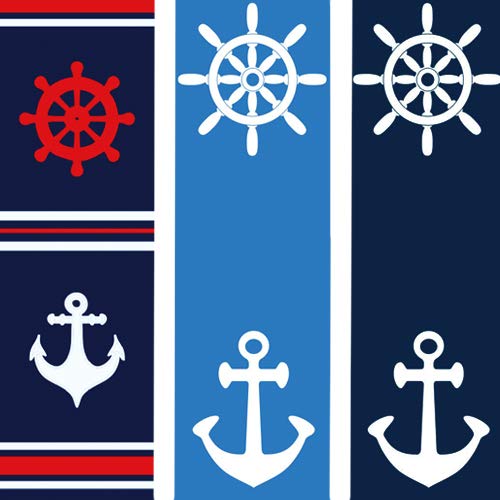Cruise Luggage Tag Holders & Lanyards with Waterproof ID Key Card Holder. Essential Cruise Ship Accessories Set. 3 Lanyards + 3 ID Holders + 6 Etag Holders. Nautical Collection A