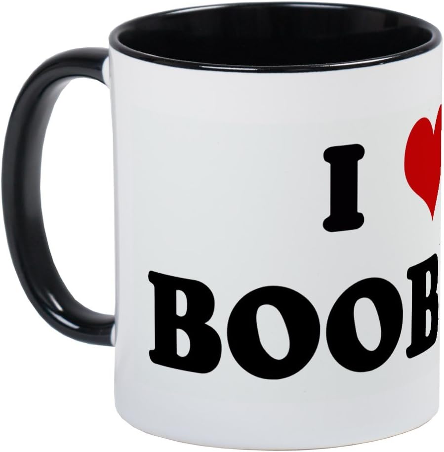 CafePress I Love BOOBIES Mug Unique Coffee Mug