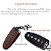Genuine Leather smart case cover for Ford key chain fit Edge Escape Explorer Flex Focus Flex Taurus Fusion holder bag(old 5Buttoms)